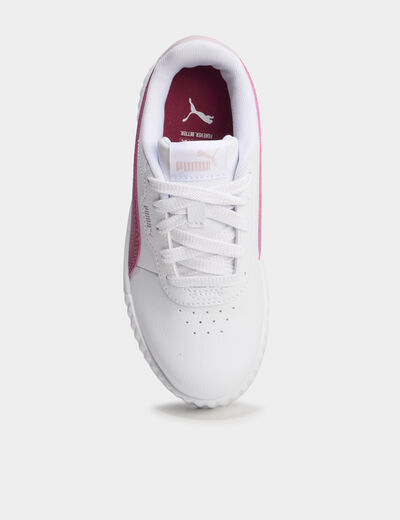 Tennis basses à lacets Carina 2.0 Puma rose fushia fille