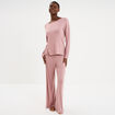 Ensemble pyjama t-shirt et pantalon mauve femme
