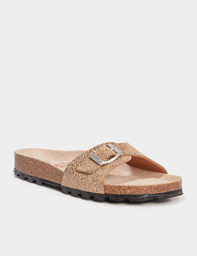 Mules Kickers Kickeyra marron femme