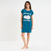 Chemise de nuit coton Aristochats Marie bleu canard femme