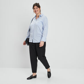 chemise manches longues bleu clair femmegt Chemise manches longues bleu clair femme grande taille