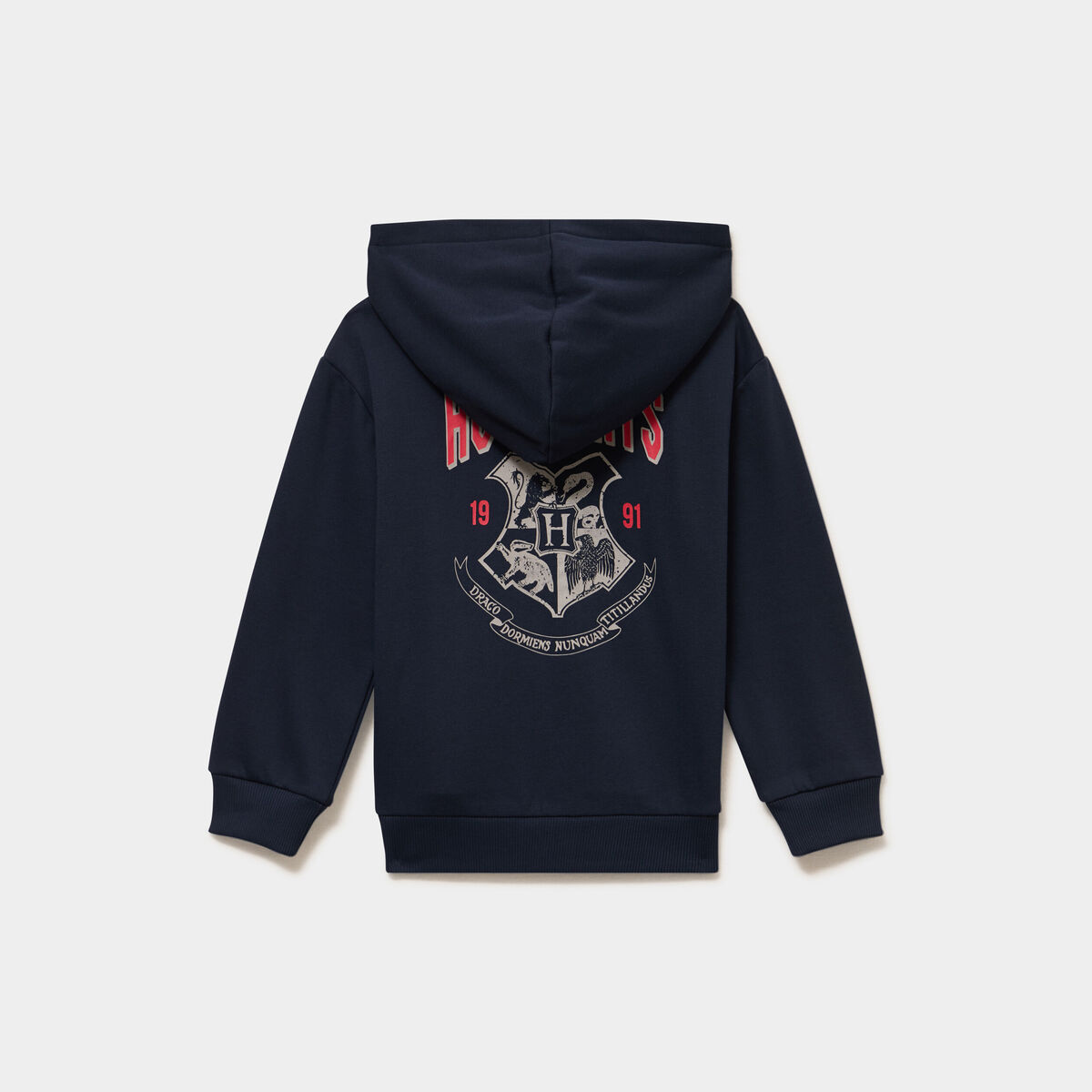 Sweat zipp&eacute; &agrave; capuche Harry Potter bleu marine gar&ccedil;on
