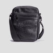 Sac rectangulaire bandouli&egrave;re noir homme
