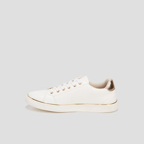 Baskets tennis basse blanc femme