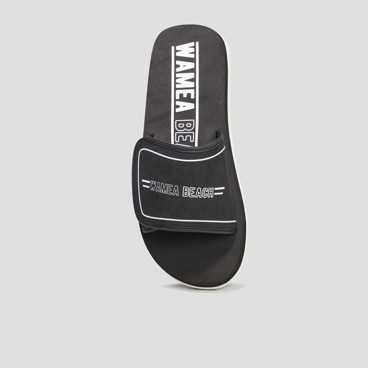 Mules à scratchs noir homme
