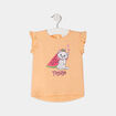 T-shirt Les Aristochats rose saumon bébé fille