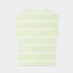 T-shirt col rond manches courtes Creeks vert anis fille