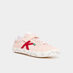 Tennis basses à scratchs Kickers Gody rose fille