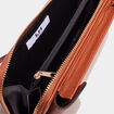 Sac pochette à bandoulière marron cognac femme