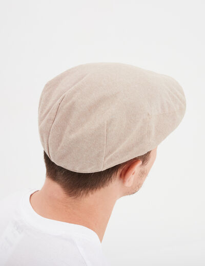 Casquette anglaise sable homme