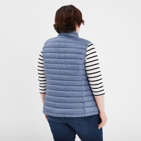 doudoune legere droite deperlante bleu gris femmegt Doudoune légère droite déperlante bleu gris femme grande taille