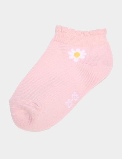 Lot 5 paires chaussettes invisibles multicolore fille