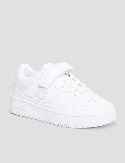 Tennis &agrave; lacets Champion RD18 LOW blanc gar&ccedil;on