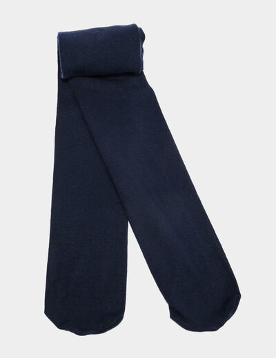 Collants bleu marine fille