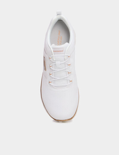 Baskets running Skechers Pure Genius blanc femme