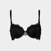Soutien-gorge corbeille paddé dentelle noir femme