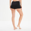 Shorty sans couture taille &eacute;lastiqu&eacute;e noir femme