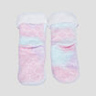 Chaussettes d'intérieur rose fille