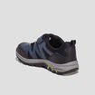 Baskets running à scratchs Trappeur bleu marine garçon