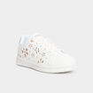 Tennis basses &agrave; lacets blanc fille