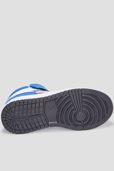 Baskets montantes Dragon Ball Z bleu garçon