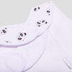 Lot 2 bavoirs coton panda blanc bébé