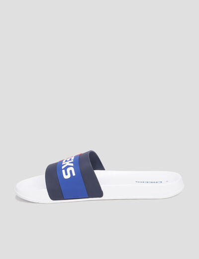 Mules avec bride large multicolore homme