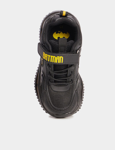 Baskets running à scratchs Batman noir garçon