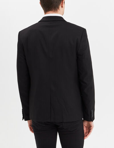 Veste de costume droite noir homme