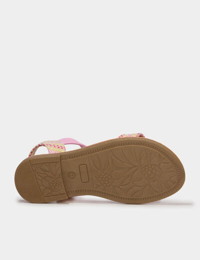 Sandales rose fille