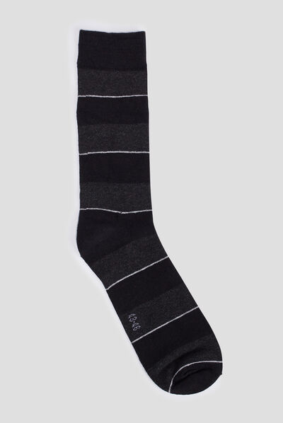 Lot 5 paires chaussettes noir homme