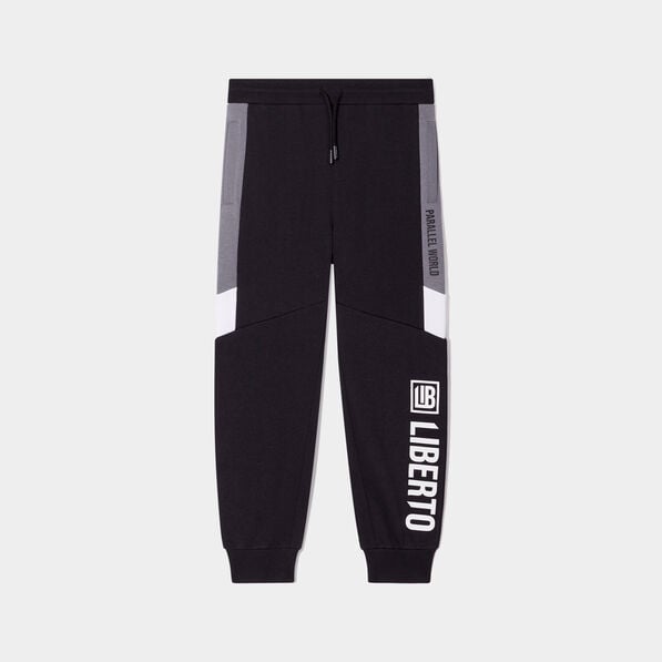 pantalon de jogging regular liberto noir garcon Pantalon de jogging regular Liberto noir garçon