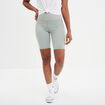 Legging court sport cycliste stretch vert pastel femme