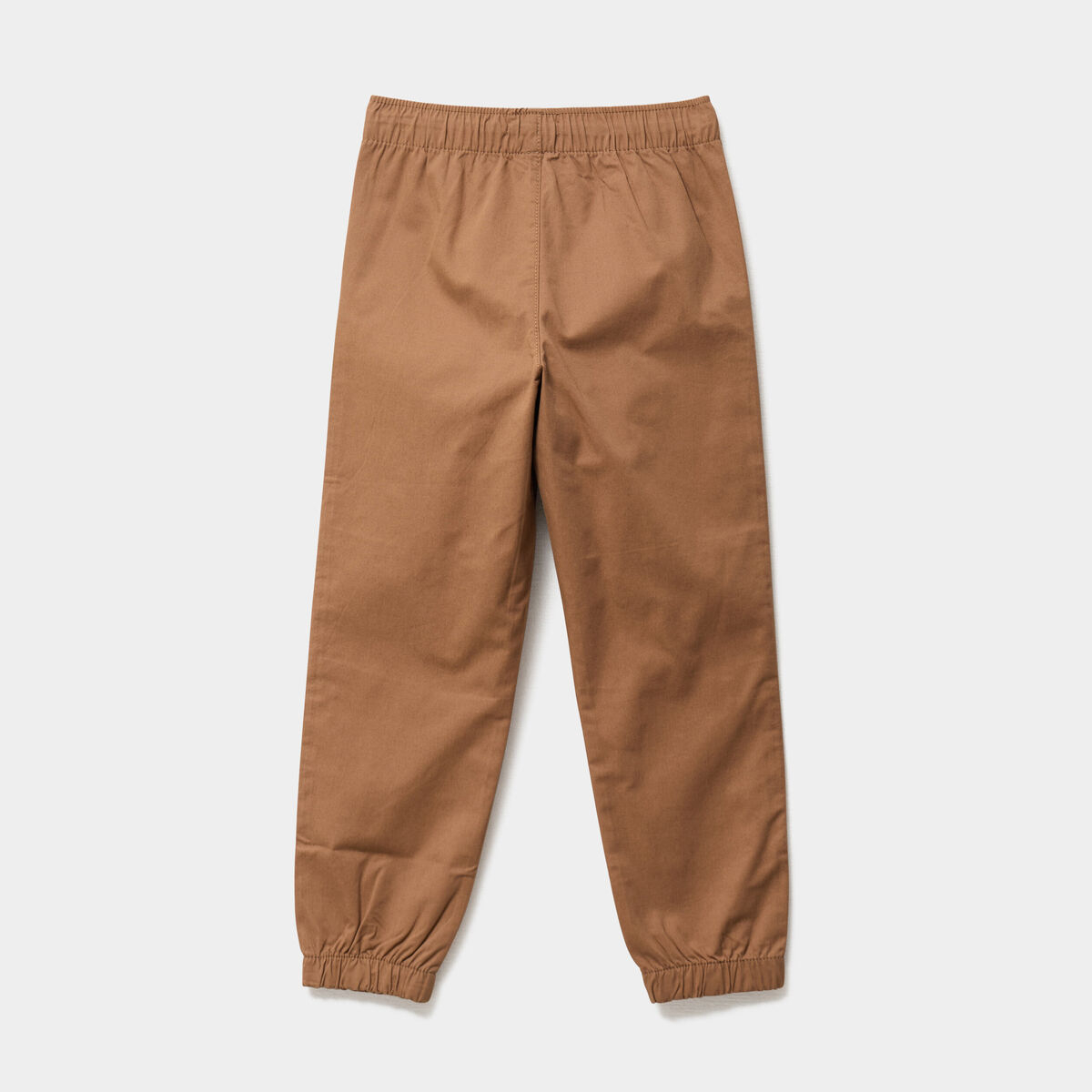 Pantalon battle taille élastiquée coton marron garçon