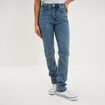 Jeans regular 5 poches coton denim stone femme