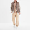 Doudoune sans manches l&eacute;g&egrave;re d&eacute;perlante taupe homme