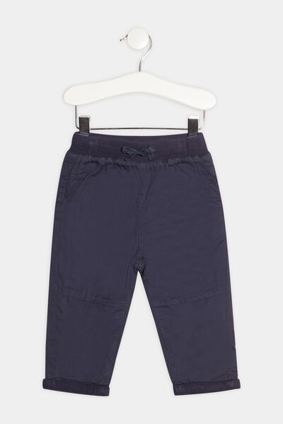 Pantalon droit bleu marine bébé garçon
