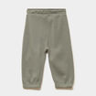 Pantalon de jogging patchs genoux coton vert kaki b&eacute;b&eacute; gar&ccedil;on