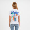 T-shirt manches courtes Stitch blanc femme