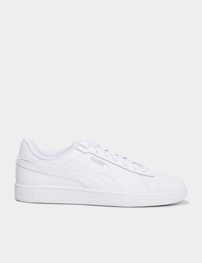 Tennis basses à lacets Puma blanc garçon