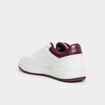 Tennis basses &agrave; lacets Champion Foil bordeaux femme
