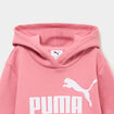 Sweat hoodie molleton 1 poche Puma vieux rose fille