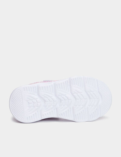 Baskets running lumineuses rose fille