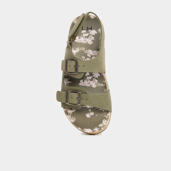 Sandales vert kaki garçon
