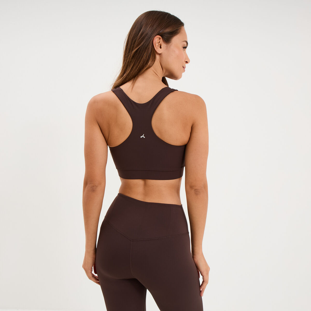 Brassi&egrave;re de sport dos nageur marron fonc&eacute; femme