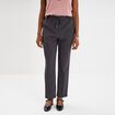 Pantalon de jogging chino gris foncé femme