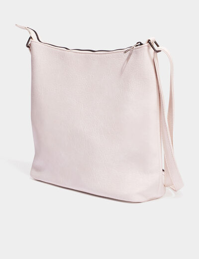 Sac porté-épaule avec détail laçage blanc femme