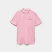 Polo manches courtes coupe droite rose clair homme