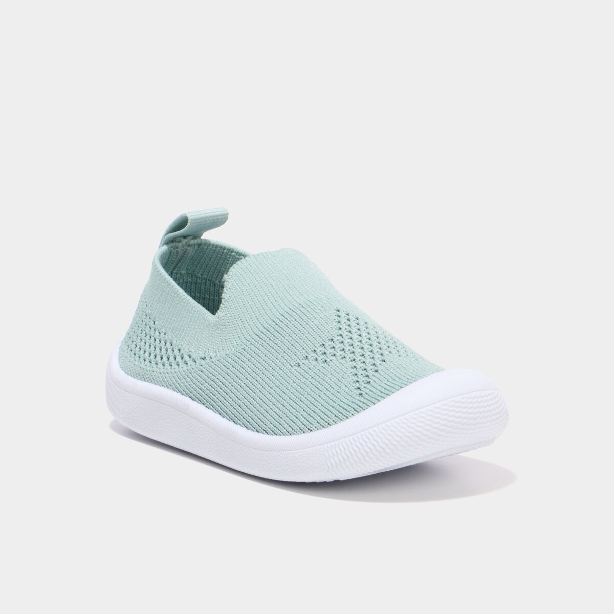 Baskets bout renforc&eacute; &agrave; semelle souple vert olive b&eacute;b&eacute; gar&ccedil;on