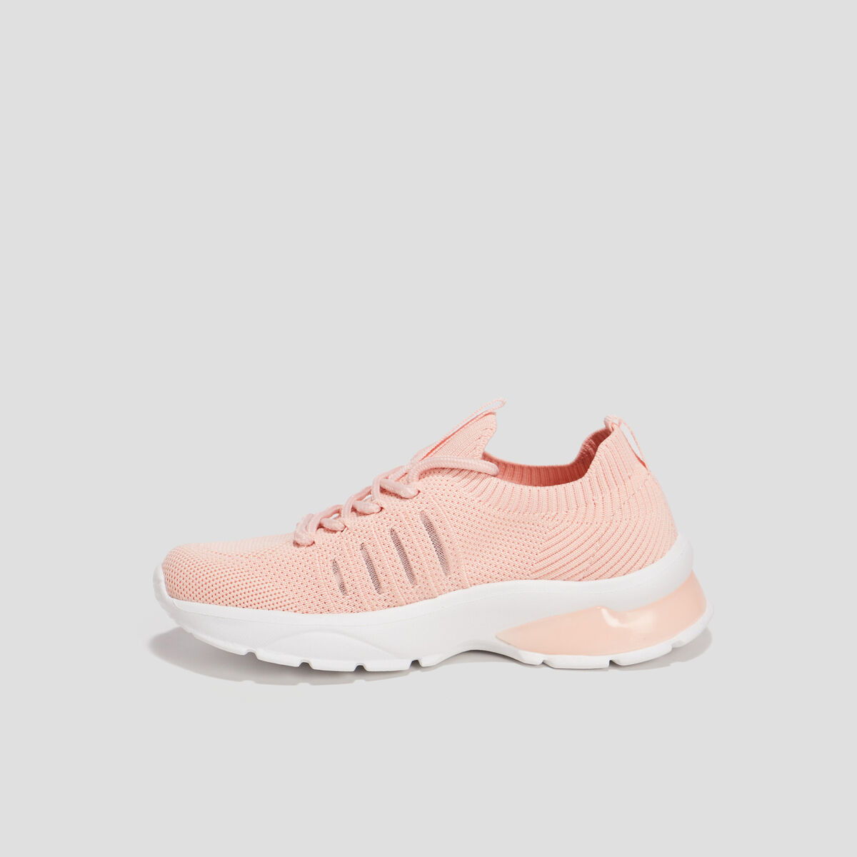Baskets running &agrave; lacets Liberto rose fille